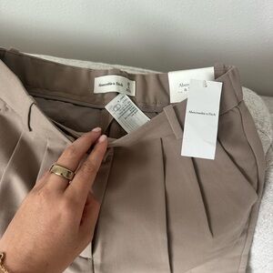 A&F Sloane Tailored Wide Leg Pant